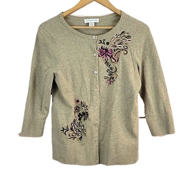 Christopher & Banks, Vintage Embroidered Sweater_Size Small - Picture 1 of 7